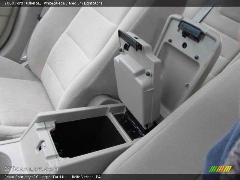 White Suede / Medium Light Stone 2008 Ford Fusion SE