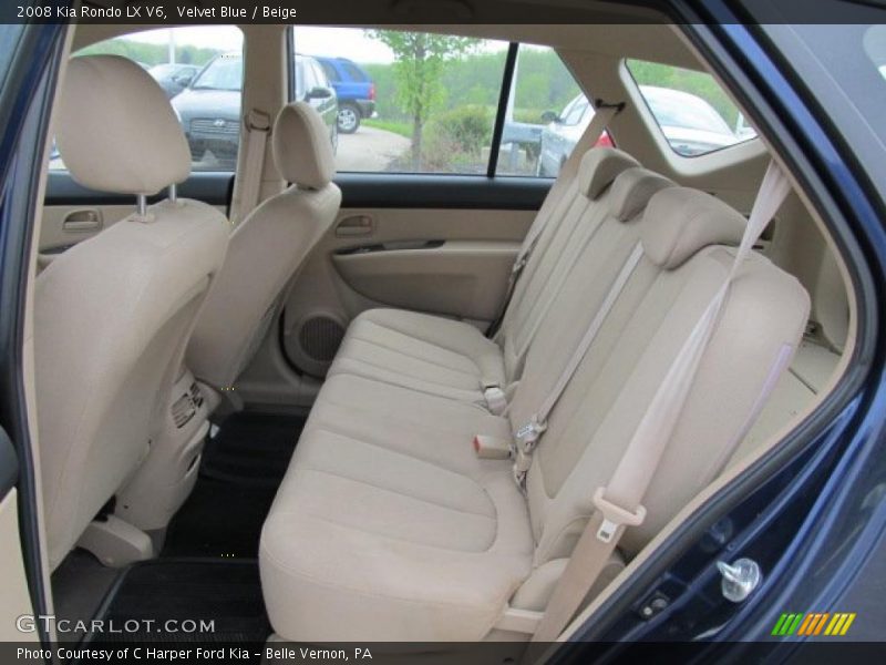 Velvet Blue / Beige 2008 Kia Rondo LX V6