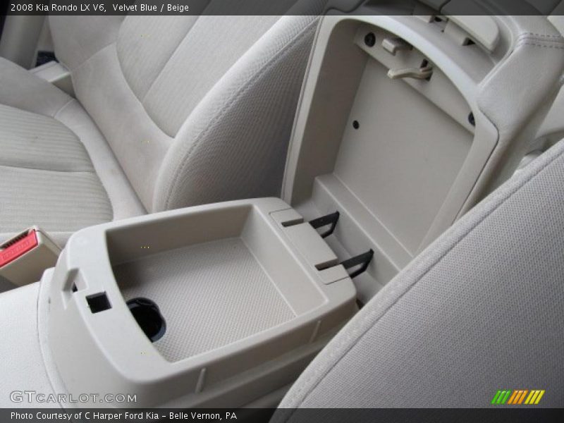 Velvet Blue / Beige 2008 Kia Rondo LX V6