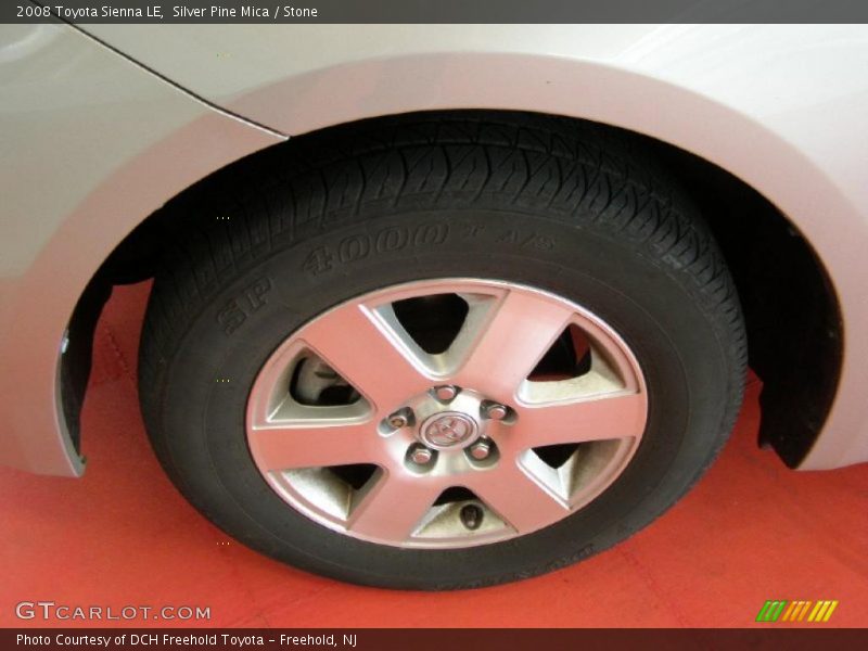 Silver Pine Mica / Stone 2008 Toyota Sienna LE