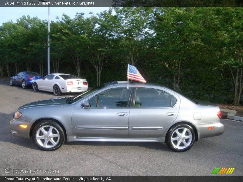 Brilliant Silver Metallic / Graphite 2004 Infiniti I 35