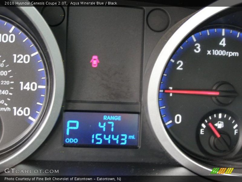 Aqua Minerale Blue / Black 2010 Hyundai Genesis Coupe 2.0T