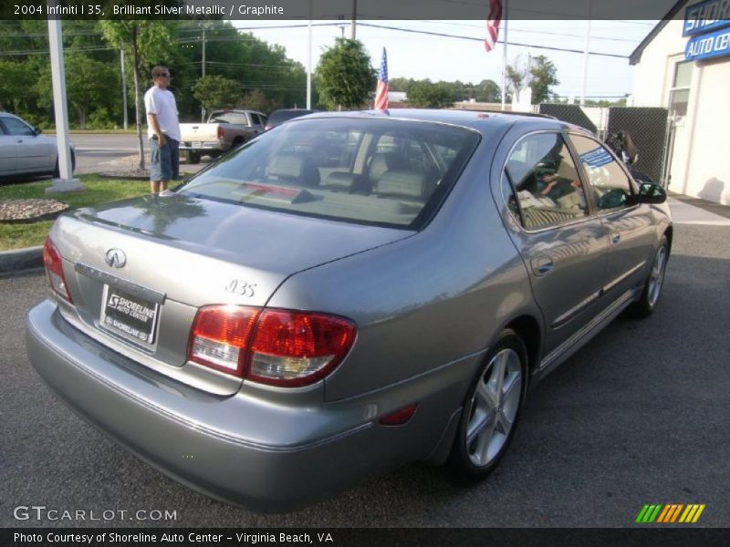 Brilliant Silver Metallic / Graphite 2004 Infiniti I 35