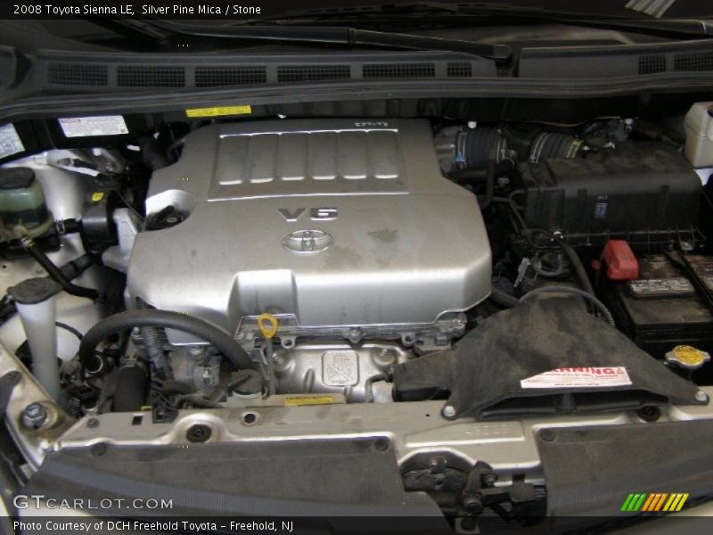 Silver Pine Mica / Stone 2008 Toyota Sienna LE