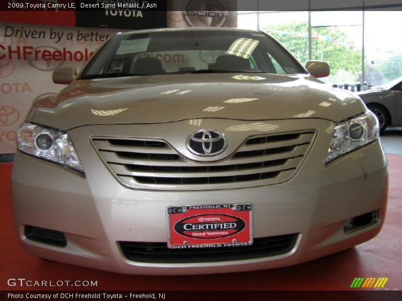 Desert Sand Metallic / Ash 2009 Toyota Camry LE