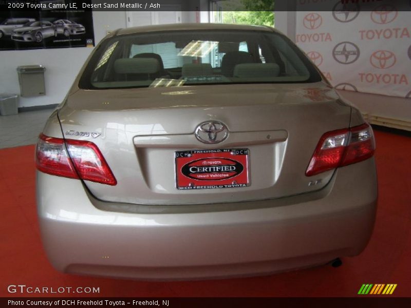 Desert Sand Metallic / Ash 2009 Toyota Camry LE