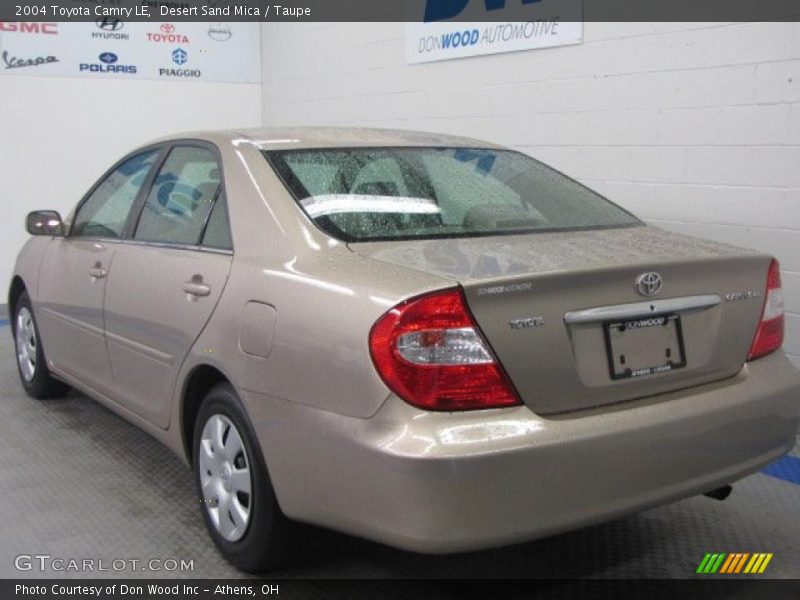 Desert Sand Mica / Taupe 2004 Toyota Camry LE
