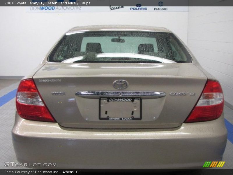 Desert Sand Mica / Taupe 2004 Toyota Camry LE