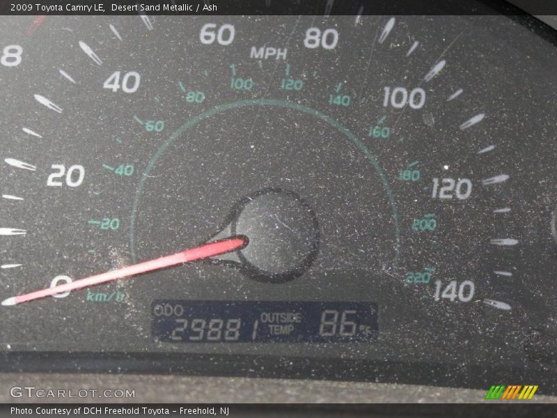 Desert Sand Metallic / Ash 2009 Toyota Camry LE
