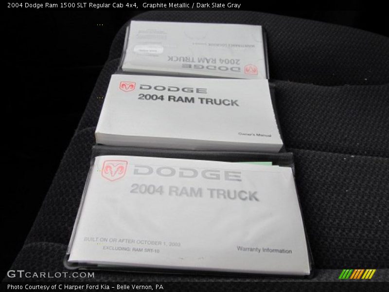 Graphite Metallic / Dark Slate Gray 2004 Dodge Ram 1500 SLT Regular Cab 4x4