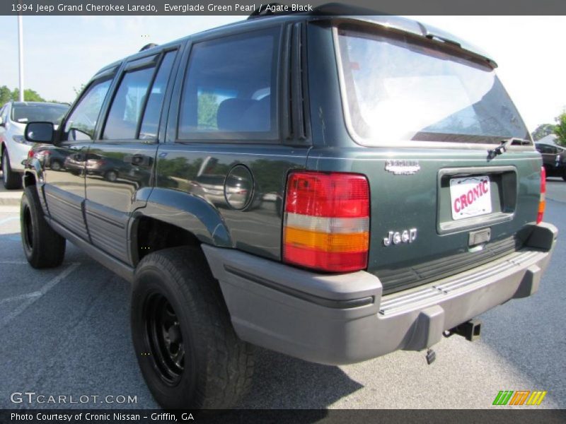 Everglade Green Pearl / Agate Black 1994 Jeep Grand Cherokee Laredo