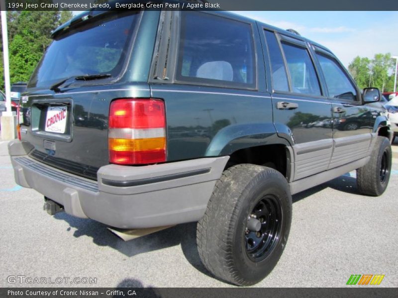 Everglade Green Pearl / Agate Black 1994 Jeep Grand Cherokee Laredo