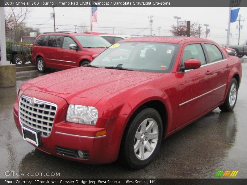 Inferno Red Crystal Pearlcoat / Dark Slate Gray/Light Graystone 2007 Chrysler 300 Touring