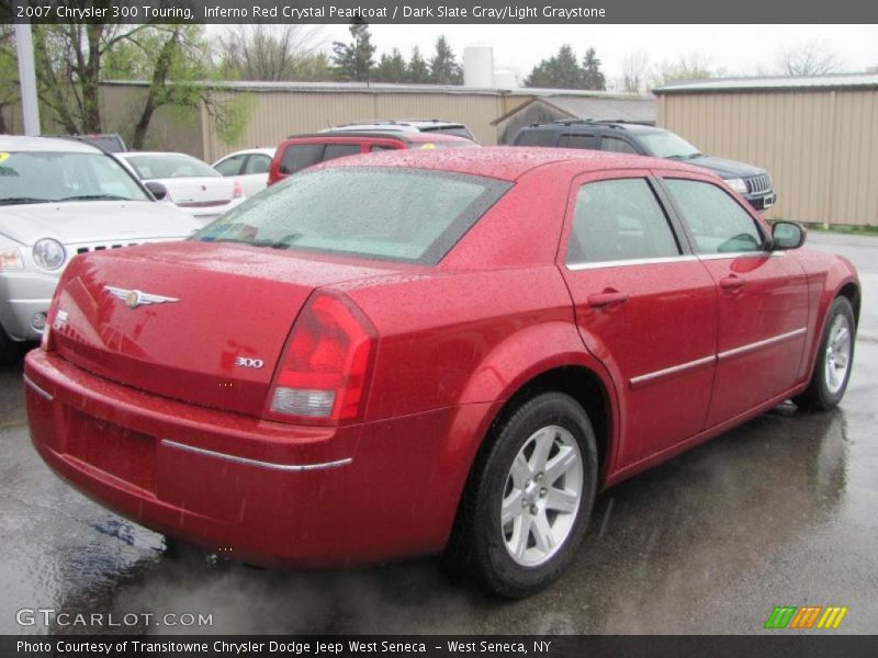 Inferno Red Crystal Pearlcoat / Dark Slate Gray/Light Graystone 2007 Chrysler 300 Touring