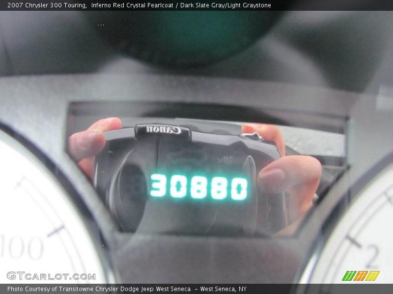 Inferno Red Crystal Pearlcoat / Dark Slate Gray/Light Graystone 2007 Chrysler 300 Touring