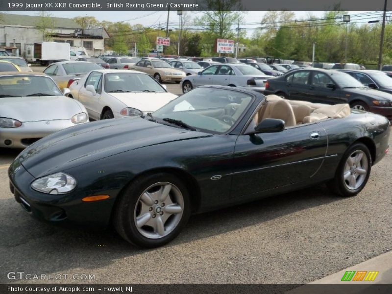 British Racing Green / Cashmere 1999 Jaguar XK XK8 Convertible