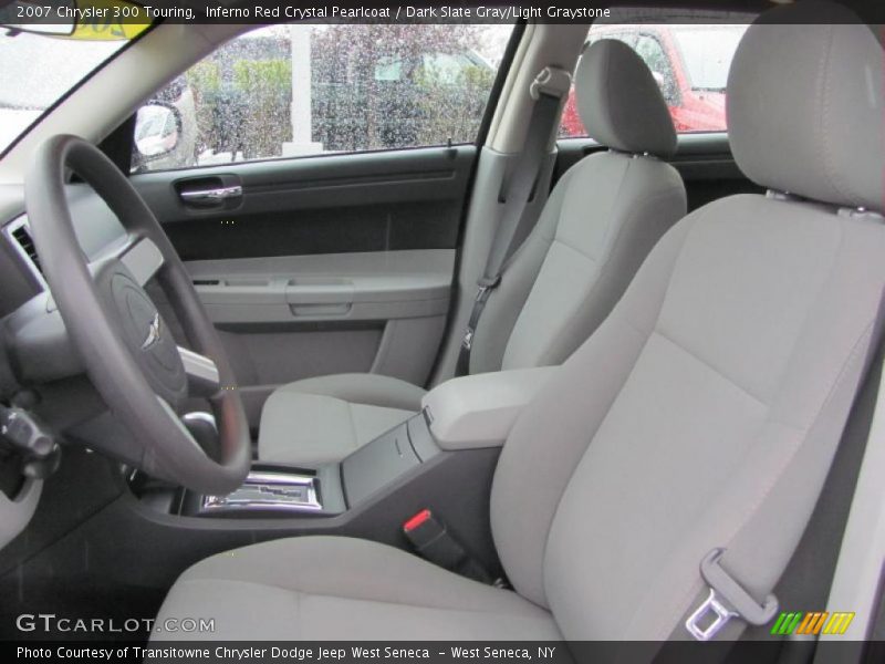 Inferno Red Crystal Pearlcoat / Dark Slate Gray/Light Graystone 2007 Chrysler 300 Touring