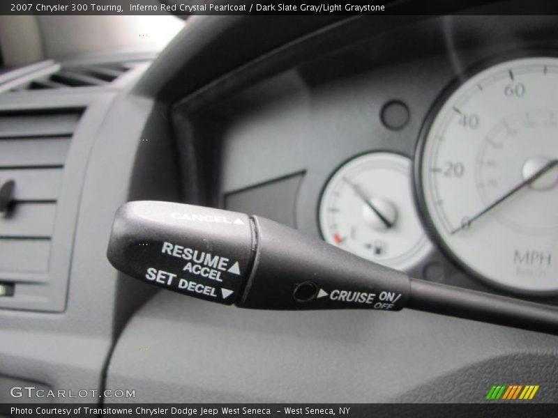 Inferno Red Crystal Pearlcoat / Dark Slate Gray/Light Graystone 2007 Chrysler 300 Touring
