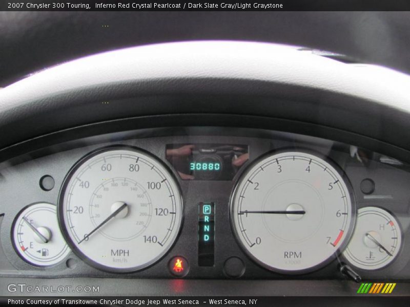 Inferno Red Crystal Pearlcoat / Dark Slate Gray/Light Graystone 2007 Chrysler 300 Touring