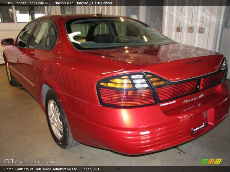 Crimson Red Tintcoat / Dark Pewter 2005 Pontiac Bonneville SE