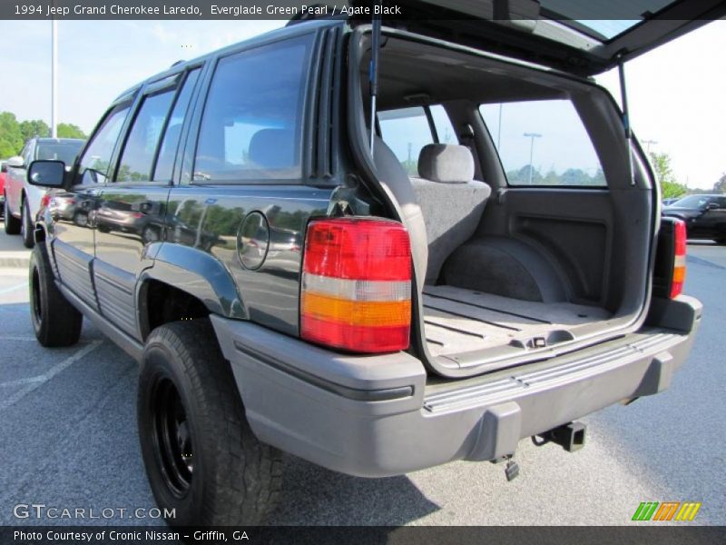 Everglade Green Pearl / Agate Black 1994 Jeep Grand Cherokee Laredo
