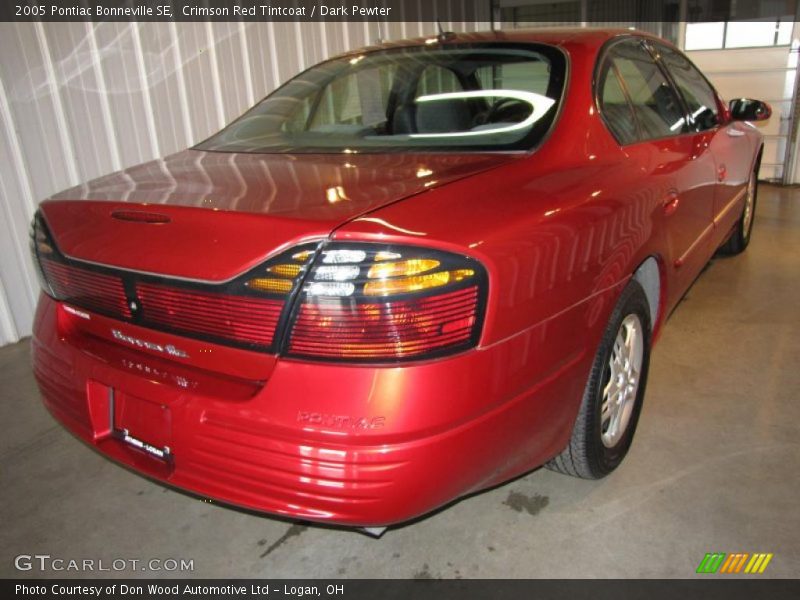 Crimson Red Tintcoat / Dark Pewter 2005 Pontiac Bonneville SE