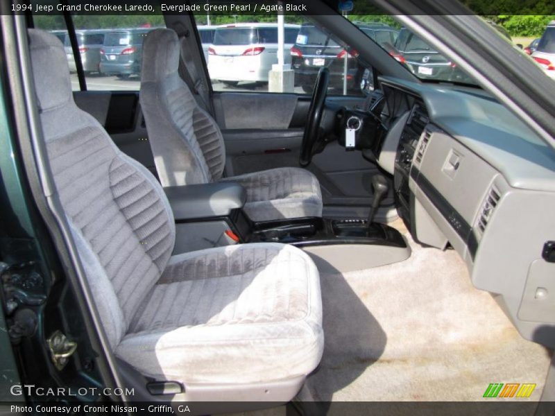 Everglade Green Pearl / Agate Black 1994 Jeep Grand Cherokee Laredo