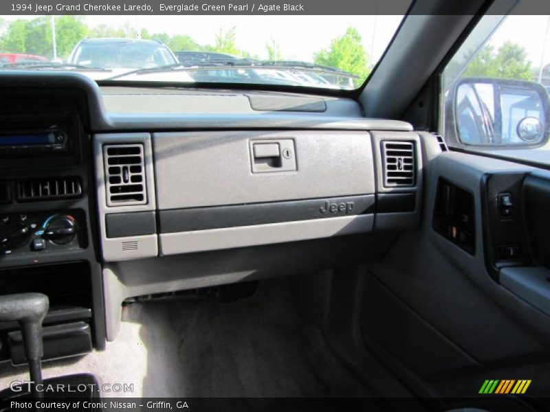 Everglade Green Pearl / Agate Black 1994 Jeep Grand Cherokee Laredo
