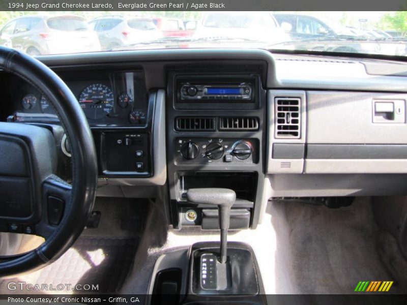 Everglade Green Pearl / Agate Black 1994 Jeep Grand Cherokee Laredo