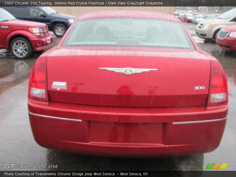 Inferno Red Crystal Pearlcoat / Dark Slate Gray/Light Graystone 2007 Chrysler 300 Touring