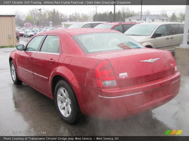 Inferno Red Crystal Pearlcoat / Dark Slate Gray/Light Graystone 2007 Chrysler 300 Touring