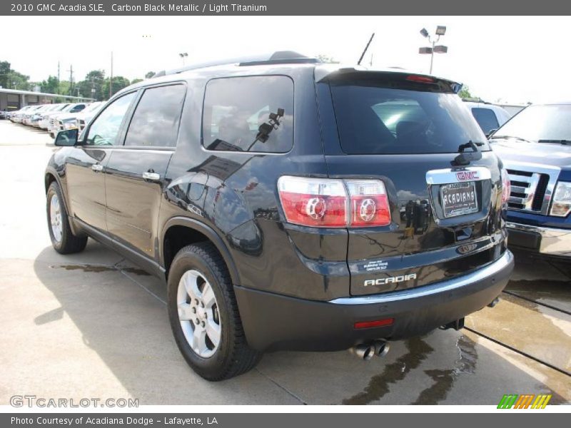 Carbon Black Metallic / Light Titanium 2010 GMC Acadia SLE