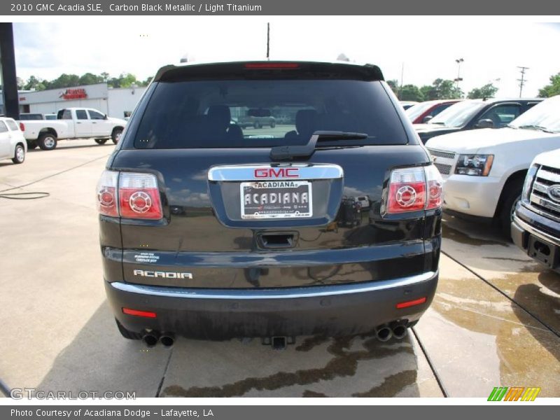 Carbon Black Metallic / Light Titanium 2010 GMC Acadia SLE