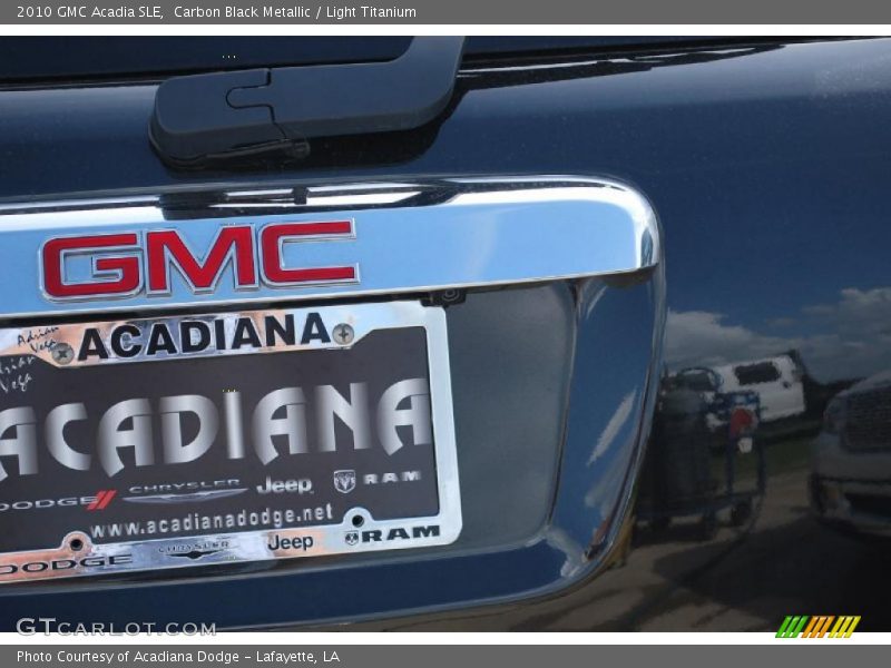 Carbon Black Metallic / Light Titanium 2010 GMC Acadia SLE