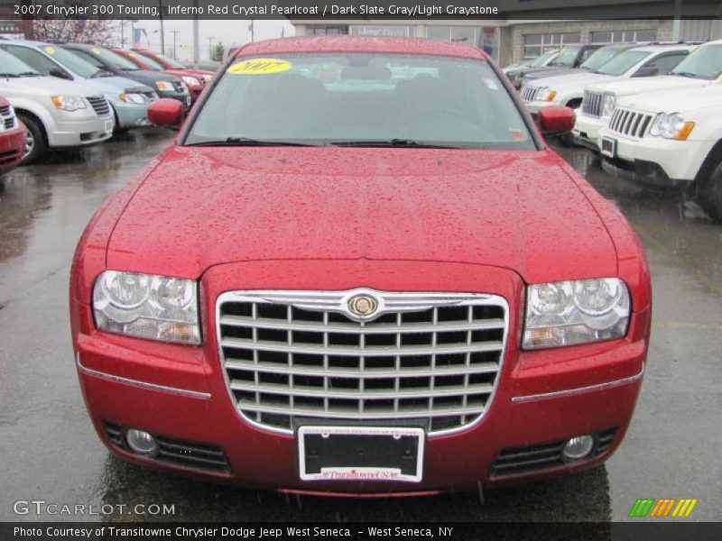 Inferno Red Crystal Pearlcoat / Dark Slate Gray/Light Graystone 2007 Chrysler 300 Touring