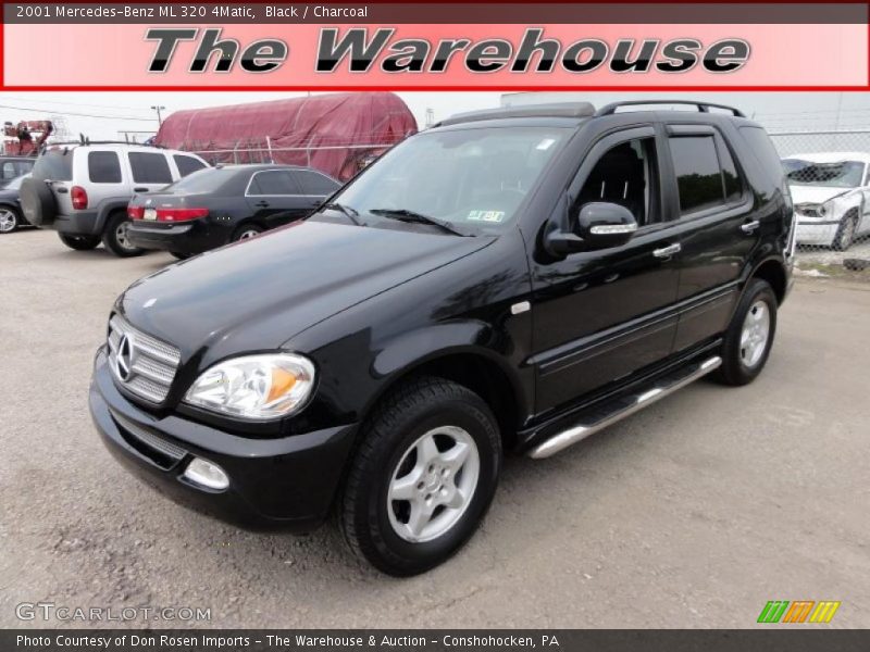 Black / Charcoal 2001 Mercedes-Benz ML 320 4Matic
