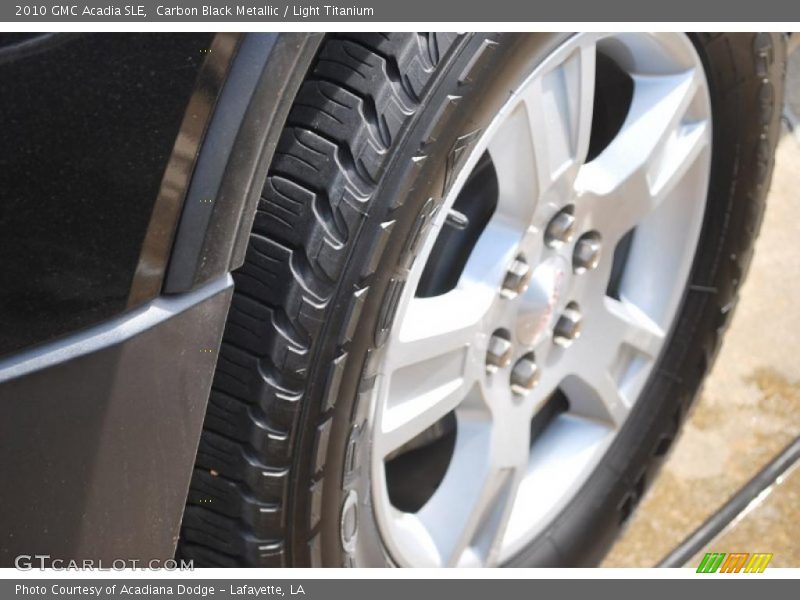 Carbon Black Metallic / Light Titanium 2010 GMC Acadia SLE