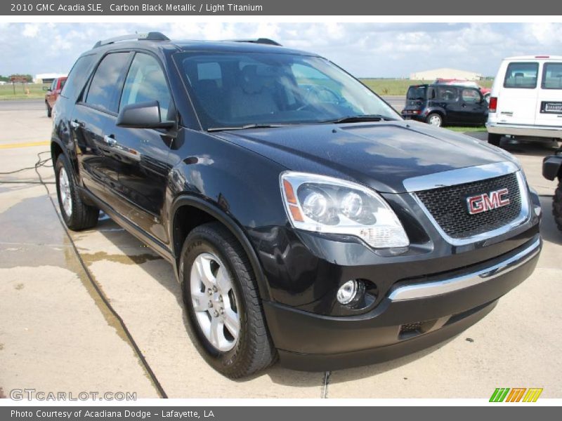 Carbon Black Metallic / Light Titanium 2010 GMC Acadia SLE