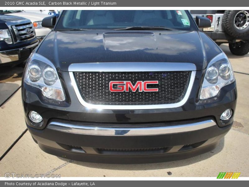 Carbon Black Metallic / Light Titanium 2010 GMC Acadia SLE