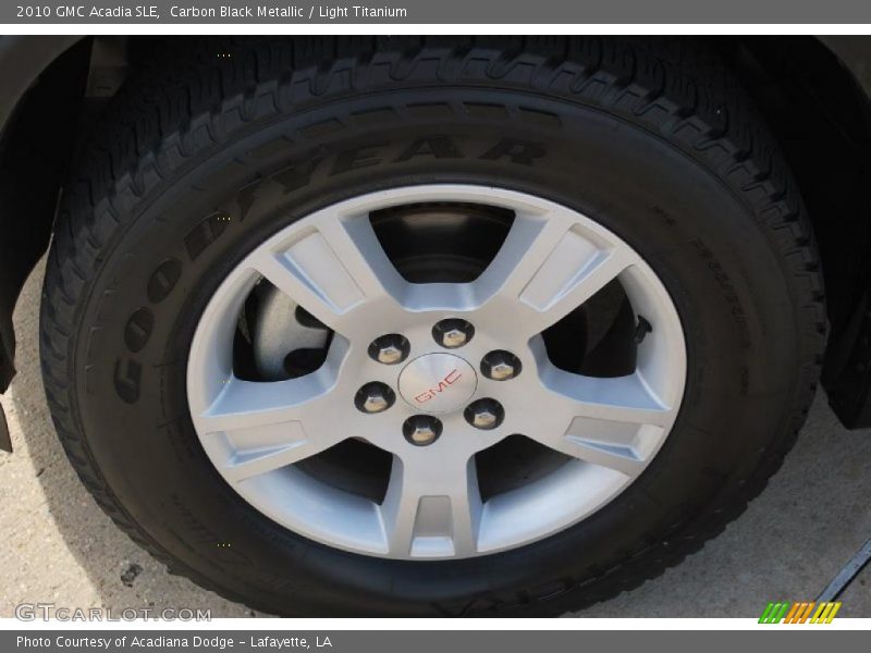 Carbon Black Metallic / Light Titanium 2010 GMC Acadia SLE