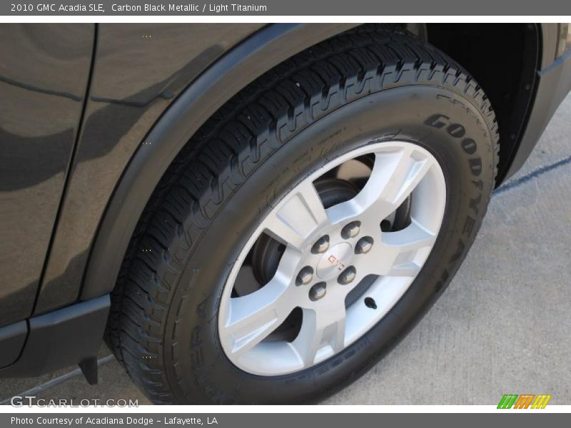Carbon Black Metallic / Light Titanium 2010 GMC Acadia SLE