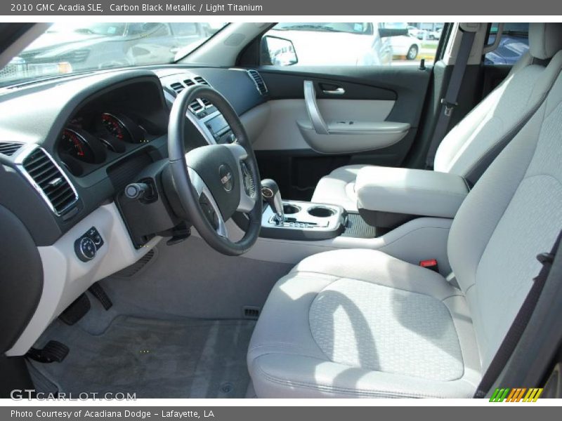 Carbon Black Metallic / Light Titanium 2010 GMC Acadia SLE