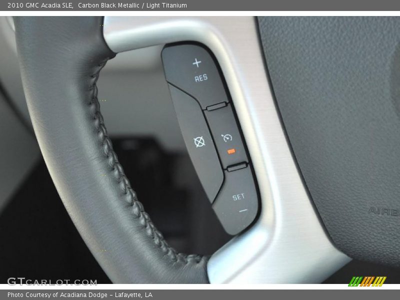 Carbon Black Metallic / Light Titanium 2010 GMC Acadia SLE