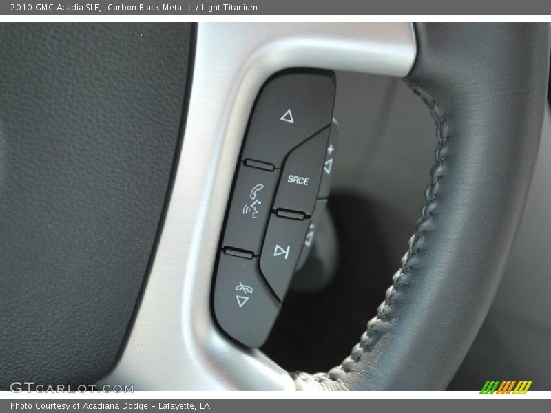 Carbon Black Metallic / Light Titanium 2010 GMC Acadia SLE