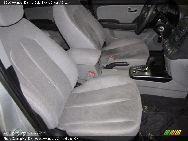 Liquid Silver / Gray 2010 Hyundai Elantra GLS