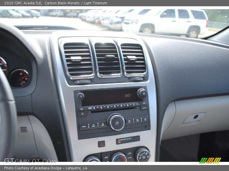 Carbon Black Metallic / Light Titanium 2010 GMC Acadia SLE