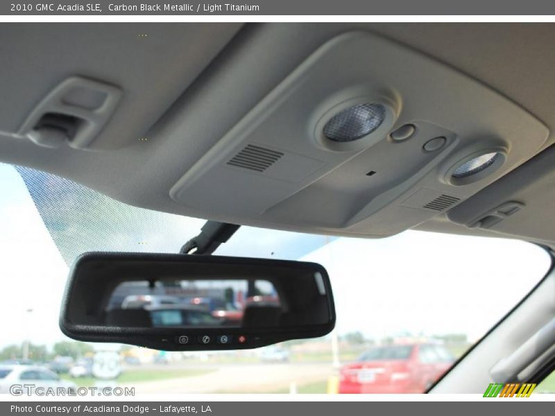 Carbon Black Metallic / Light Titanium 2010 GMC Acadia SLE