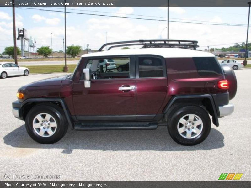 Black Cherry Pearl / Dark Charcoal 2007 Toyota FJ Cruiser