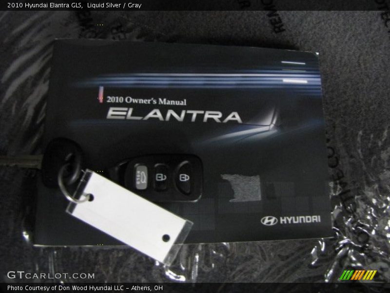 Liquid Silver / Gray 2010 Hyundai Elantra GLS