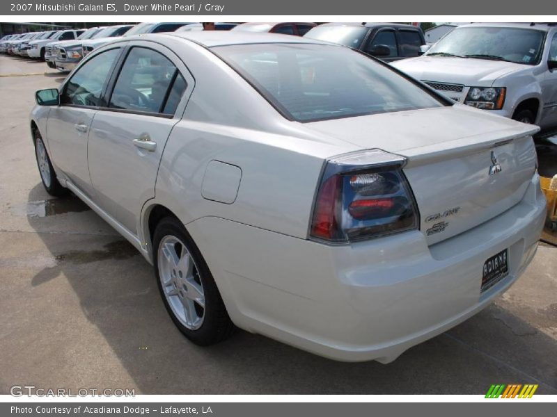 Dover White Pearl / Gray 2007 Mitsubishi Galant ES